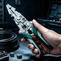 18-in-1 Foldable Wire Stripping & Crimping Pliers Tool