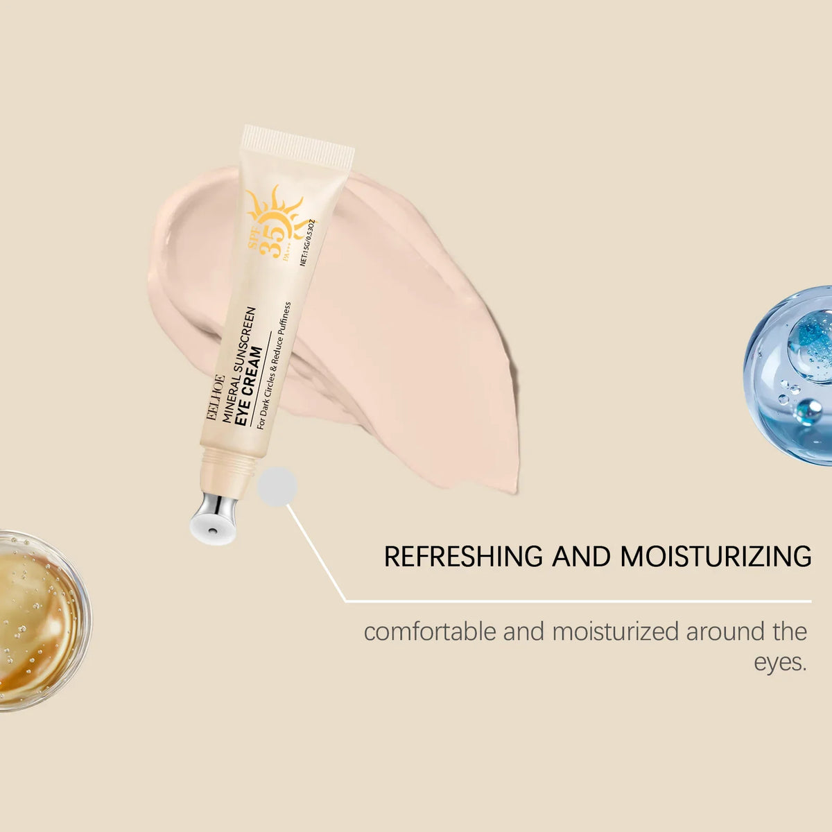 Eelhoe SPF 35 Eye Cream | Hydrating Concealer & Sun Protection