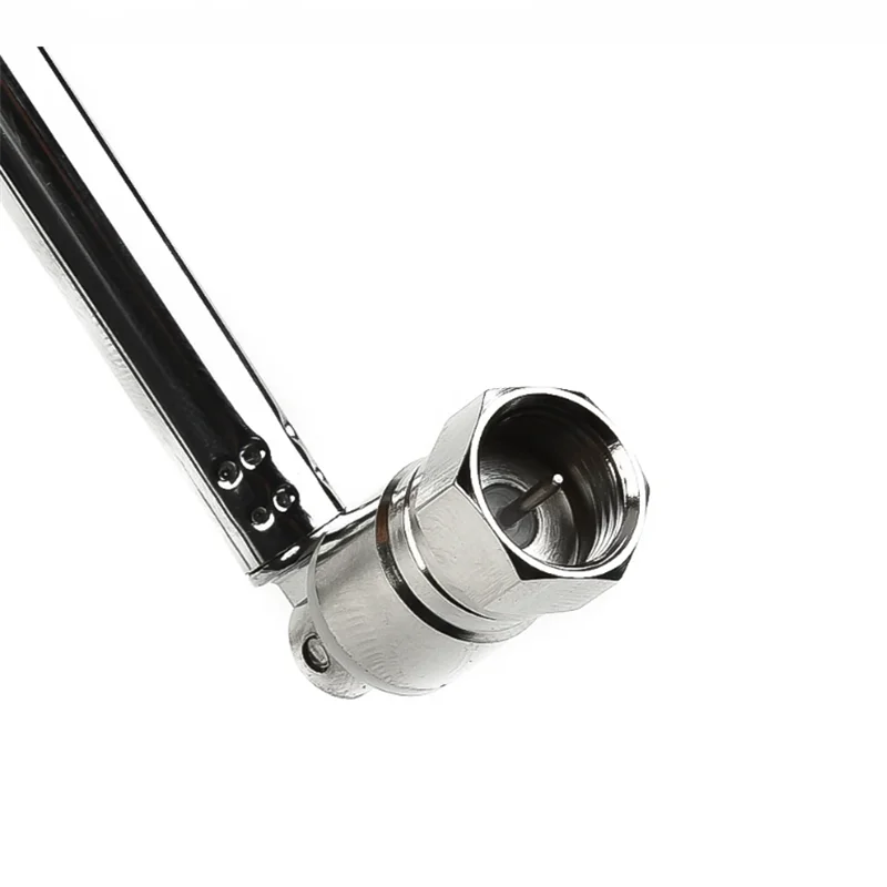 Telescopic FM DAB Radio Antenna – F-Male + 3 Adapters, 75cm