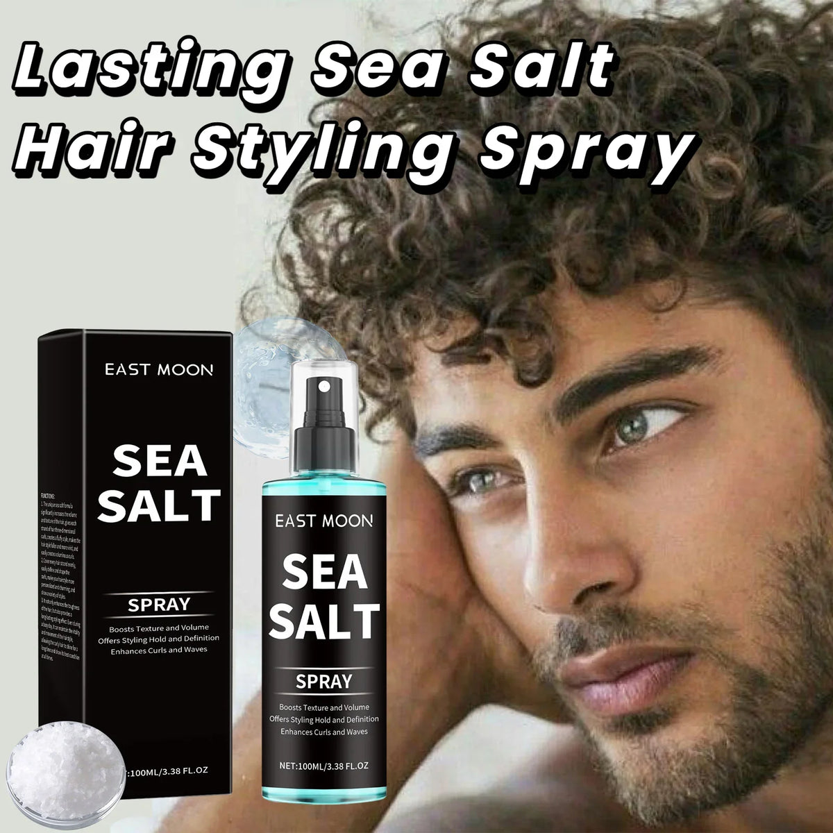 Sea Salt Hair Spray – Volumizing, Thickening & Strong Hold
