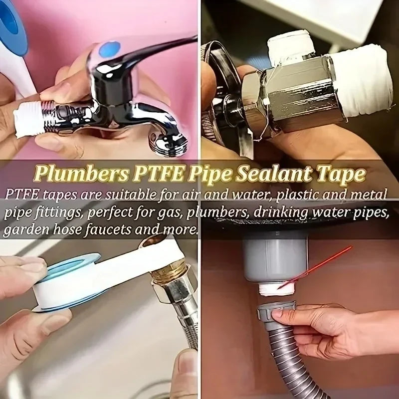 Thread Seal Tape Waterproof Leak-proof Plumbing Duct Pipe Fittings
