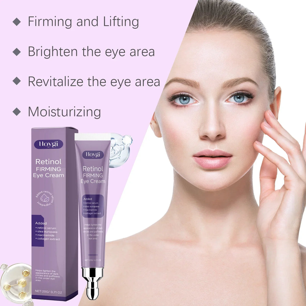 Retinol Eye Cream – Dark Circles, Puffiness & Fine Lines