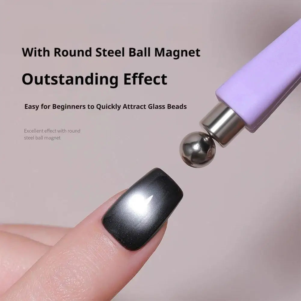 8-in-1 Cat Eye Nail Magnet – Heart, Flower & Starfish Designs