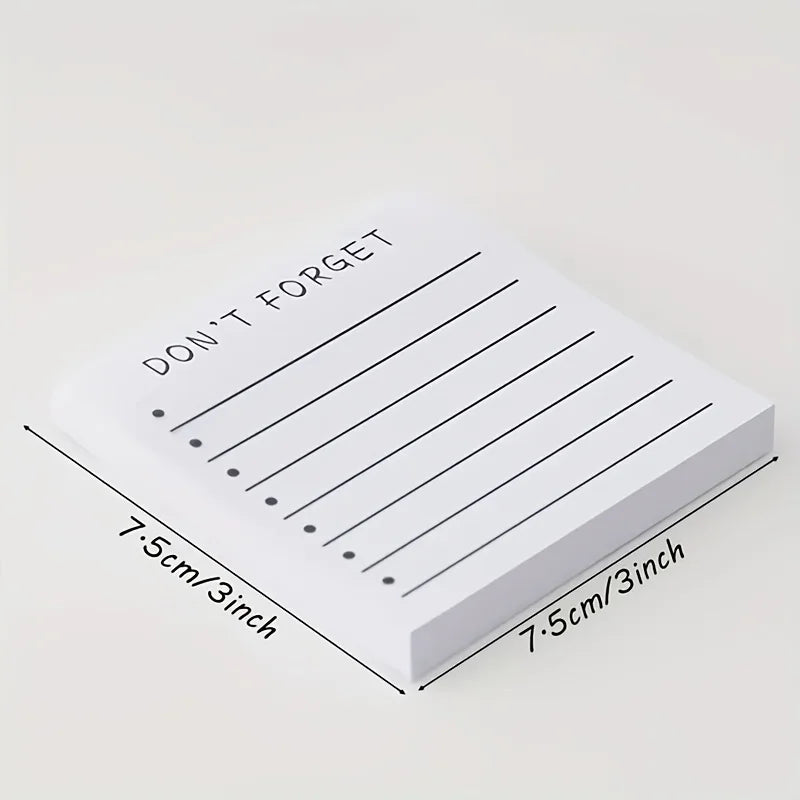 80-Sheet Self-Adhesive Sticky Notes – Memo Pads Home & Office