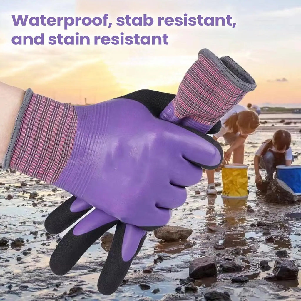 Waterproof Latex Work Gloves – Non-Slip Kitchen & Garden Mitts