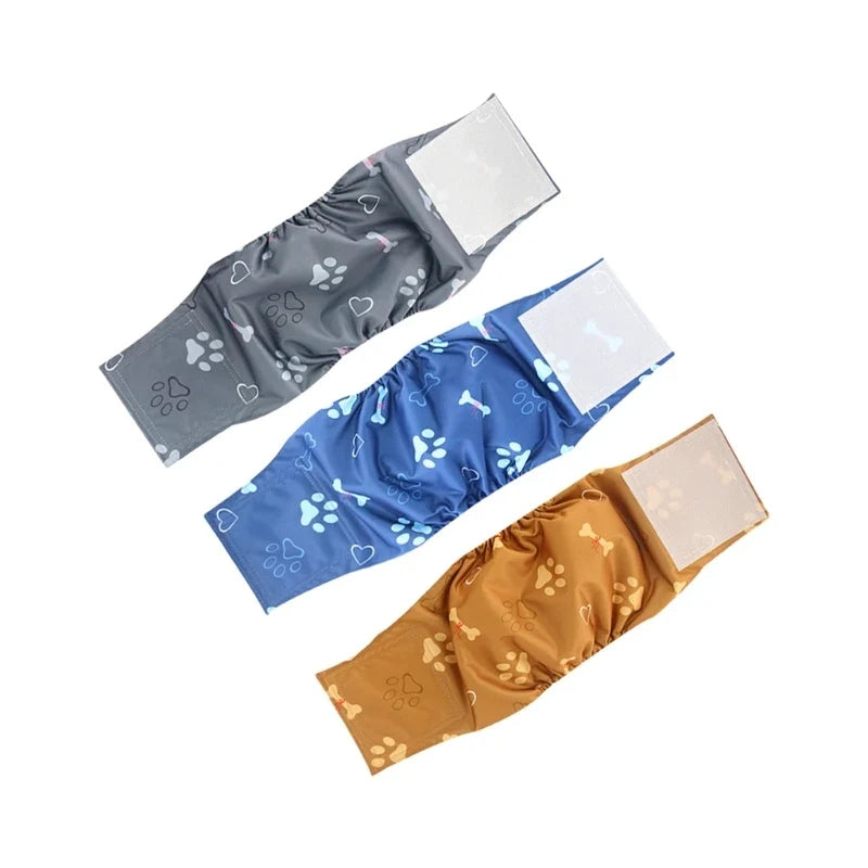 Washable Reusable Pet Diapers for Puppies & Kittens
