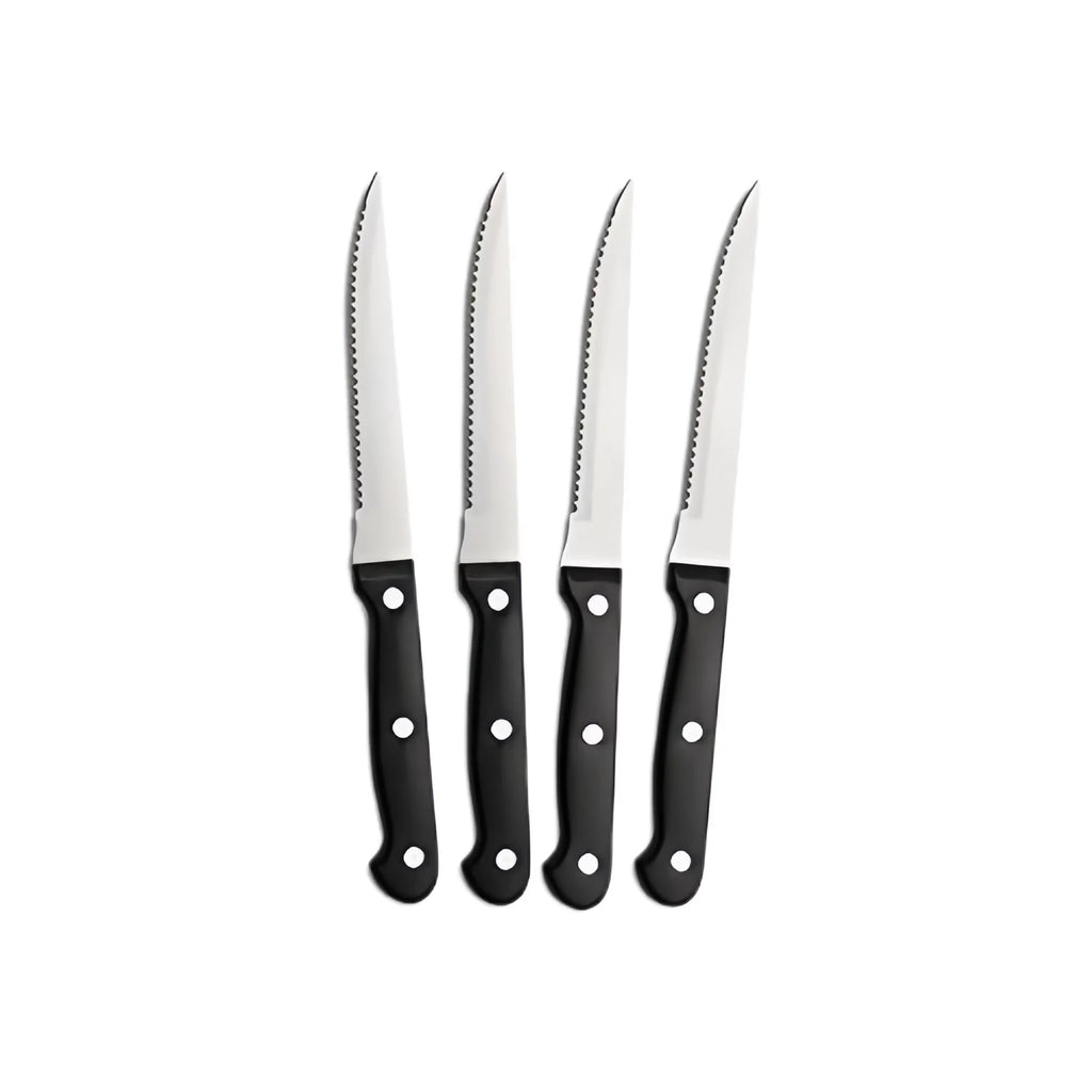 Serrated Steak Knives Set 4/6/8/16 Pcs – Stainless Steel