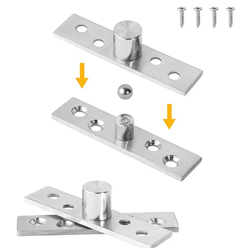 Stainless Steel Pivot Hinge Screws Heavy Duty Central Rotating 360