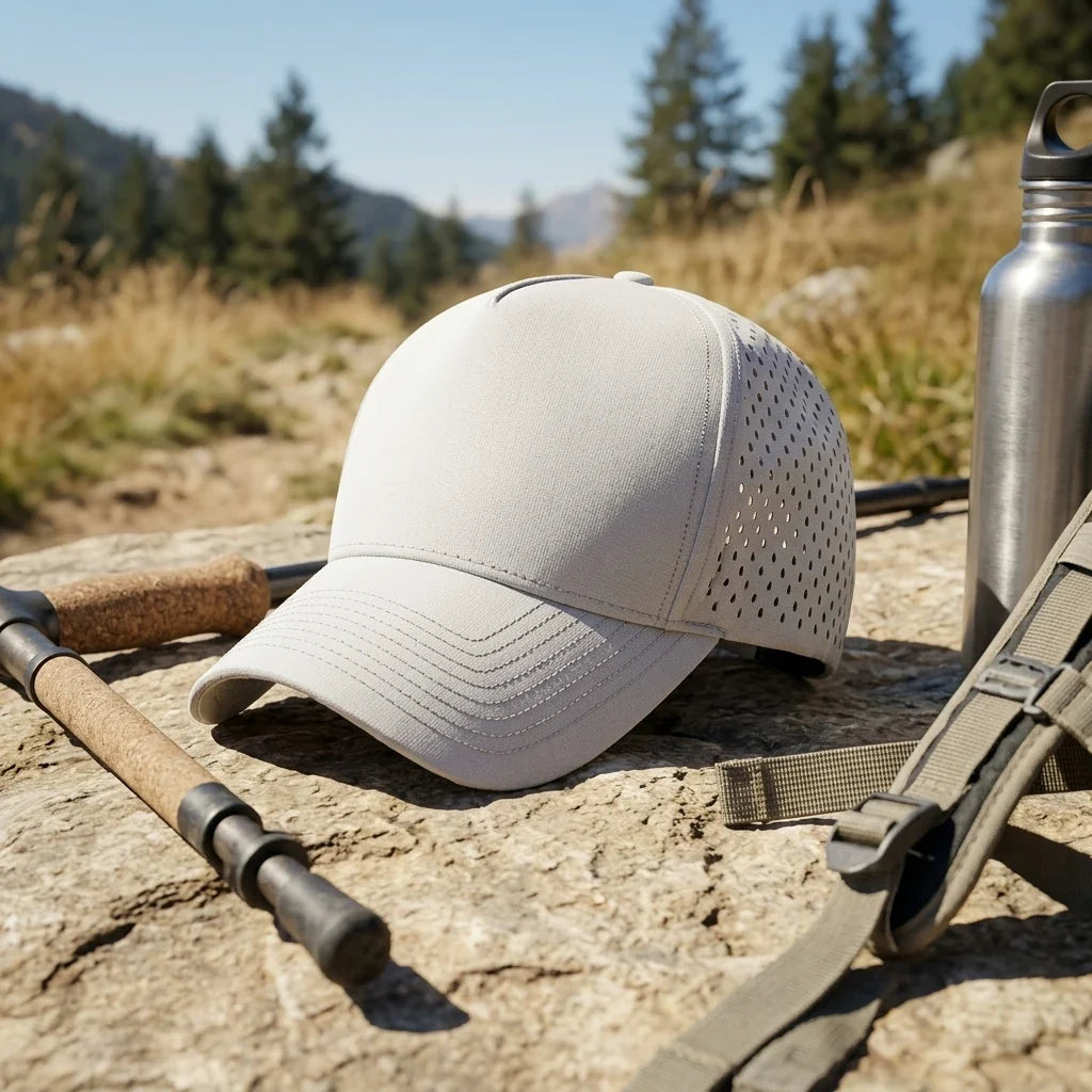 Breathable UPF Sports Cap | Laser Perforated Quick-Dry Hat