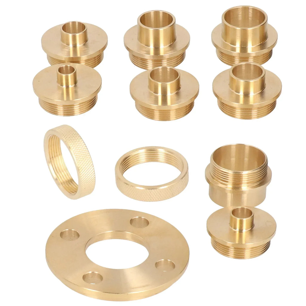 Brass Template Router Guides Lock Nut Adapter Accessory Templates