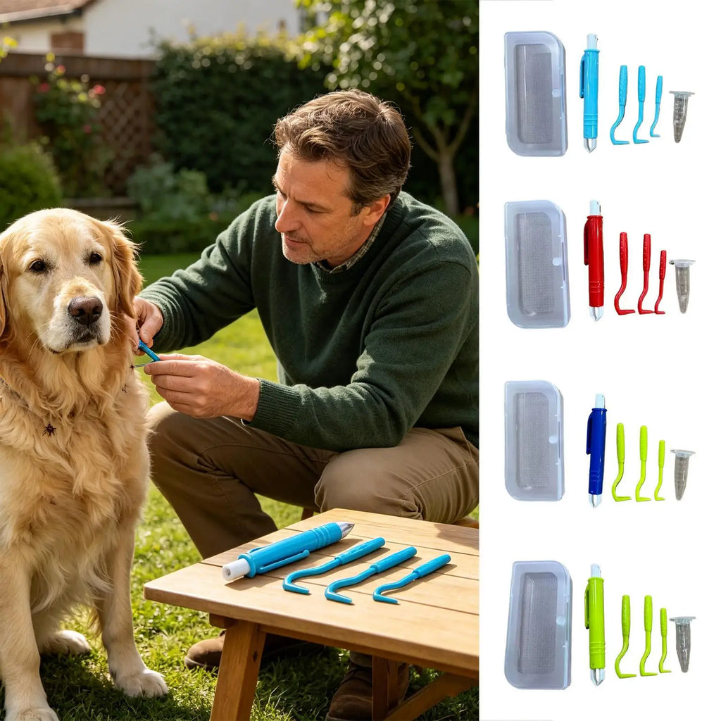Portable Tick Removal Tool – Pets, Horses & Livestock Tweezers