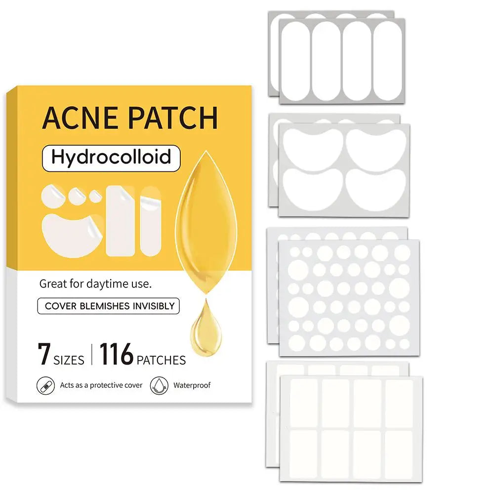 Large Hydrocolloid Pimple Patches Bulk – 9 Styles Face & Body