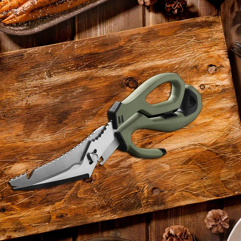 Multi-Function Stainless Steel Kitchen & Fishing Scissors