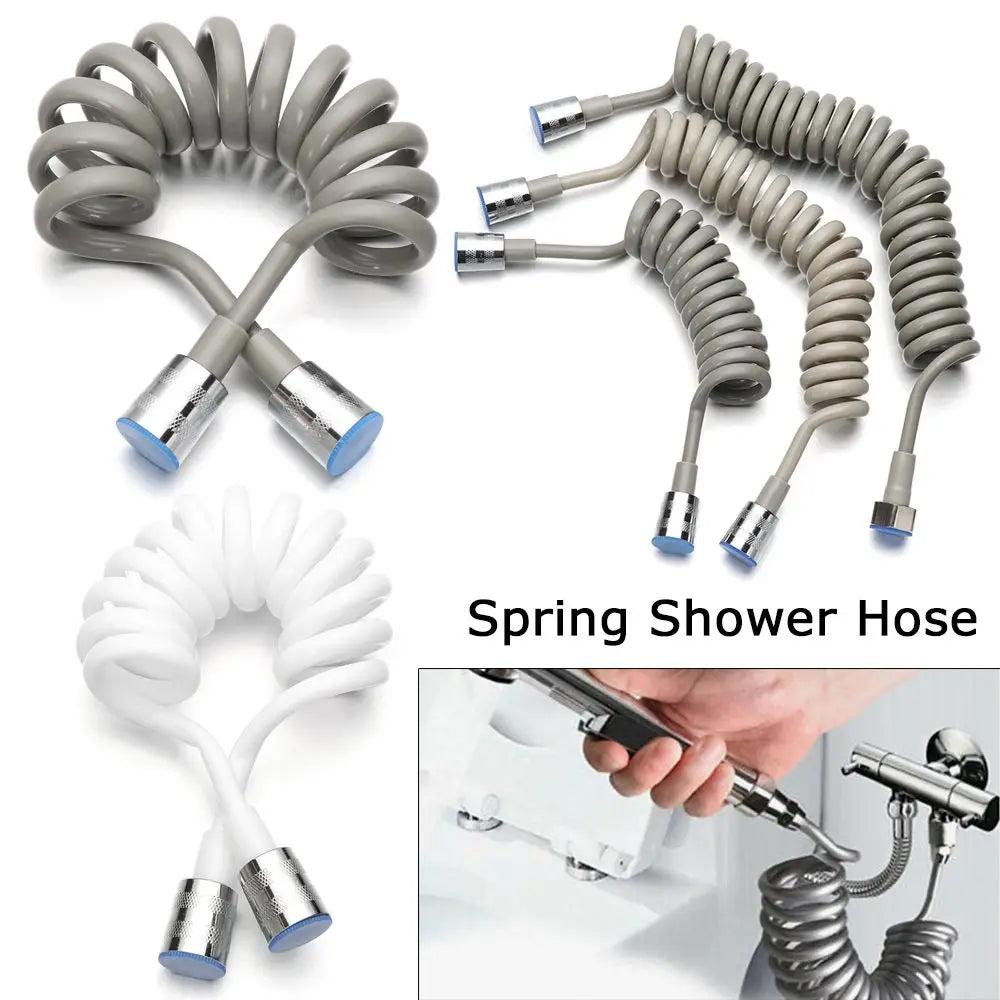 1 5 2 3meter Anti-wrap Telephone Line Spring Shower Hose Water