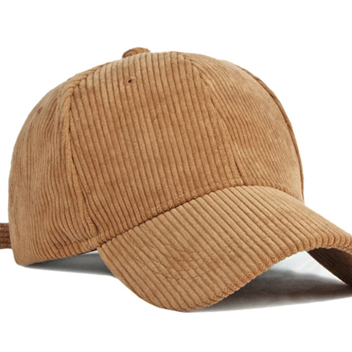 Corduroy Baseball Cap – Adjustable Unisex Winter Hat