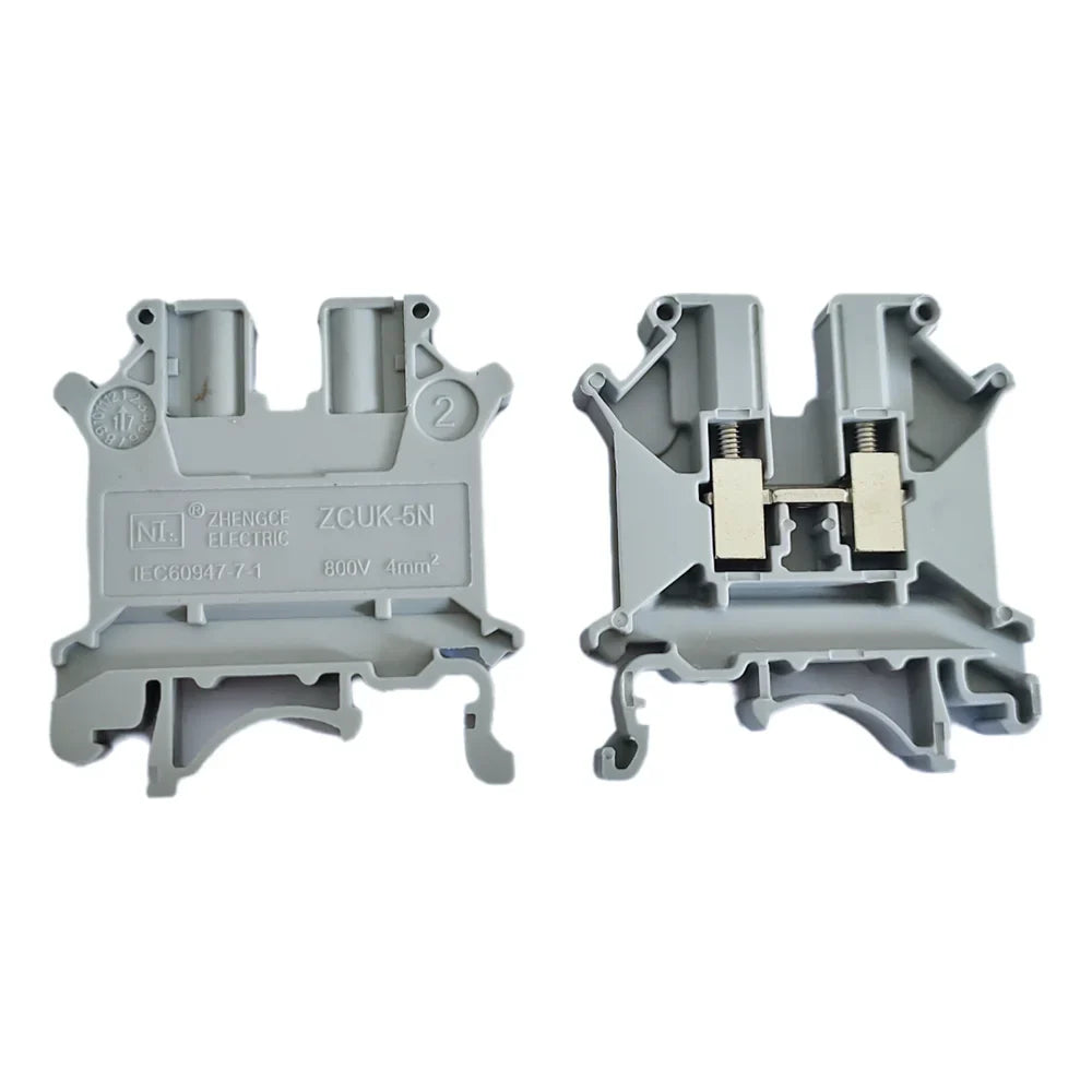 UK5N Screw Wire Connector 4mm Cable Feed-through Connection 12AWG