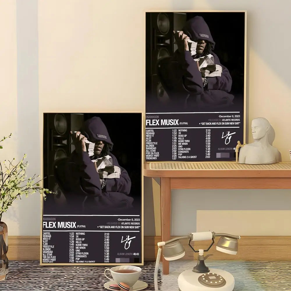 OsamaSon Stil Slime Rapper HD Waterproof Poster Sticker