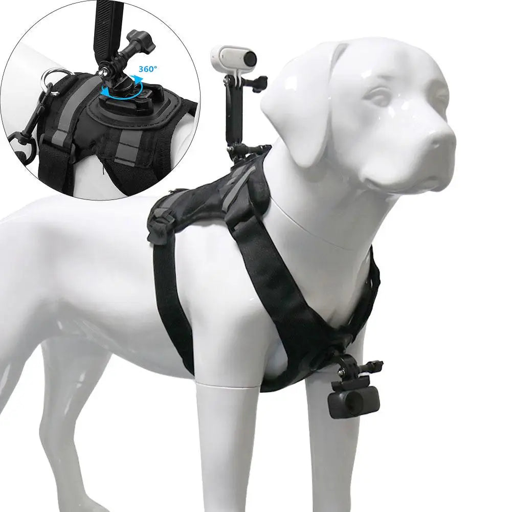 Pet Action Camera Harness Mount – GoPro, DJI & Insta360