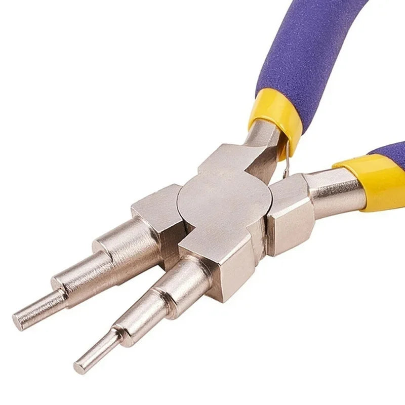 6-in-1 Bail Making Pliers | Carbon Steel Jewelry Round Nose Tool