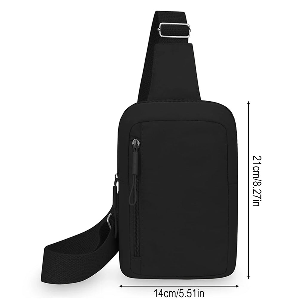 Women's Lightweight Water-Resistant Nylon Crossbody Bag