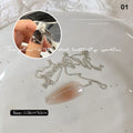 3D Nail Chain Charms Gold Silver Alloy Punk Nail Art Jewelry