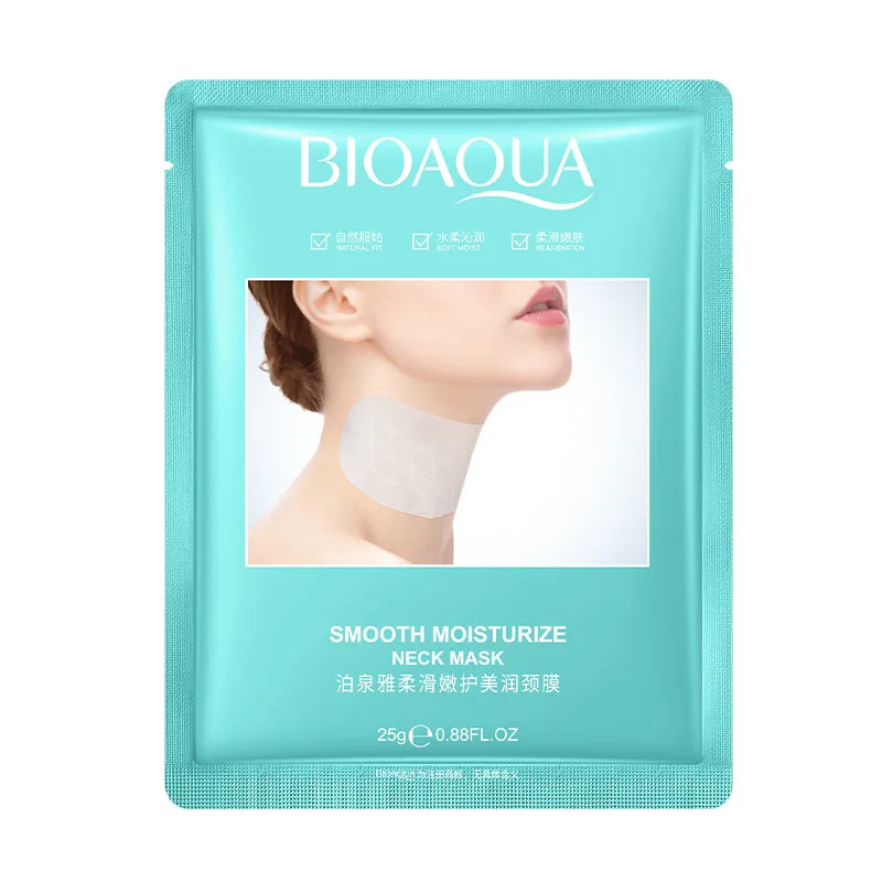 BIOAQUA Collagen Neck Mask 20pcs – Firming & Brightening