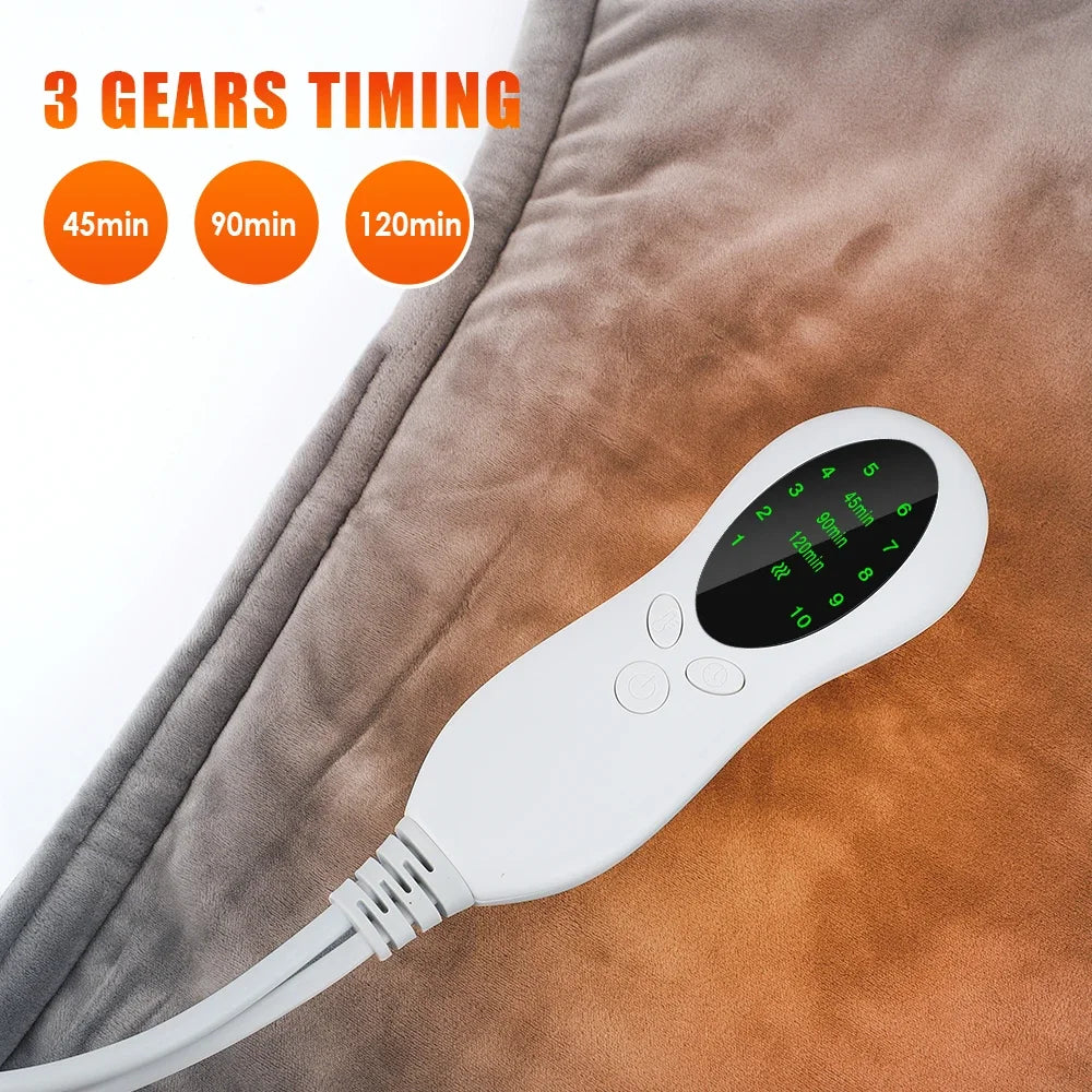 Hailicare Electric Heated Shawl – 10 Temps & Auto-Off Timer