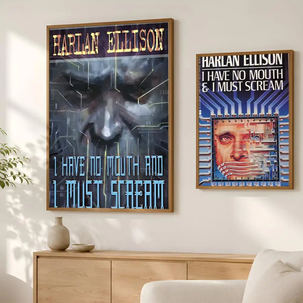 I Have No Mouth and I Must Scream Poster – Self-Stick Wall Art