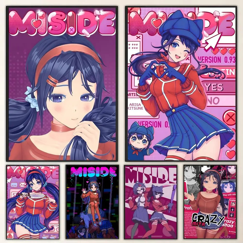 MiSide MitaMiSide Game Poster – HD Waterproof Wall Art Decor