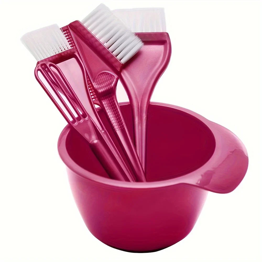 6-Piece Hair Coloring Kit – Salon & Home Hairdressing Tools