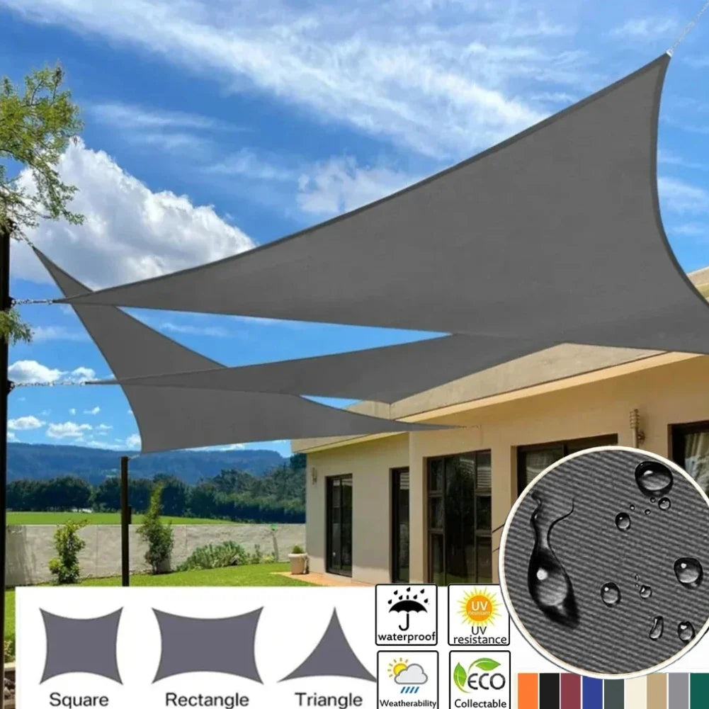 Triangle Sun Shade Sail – 98% UV Block Waterproof Canopy Awning