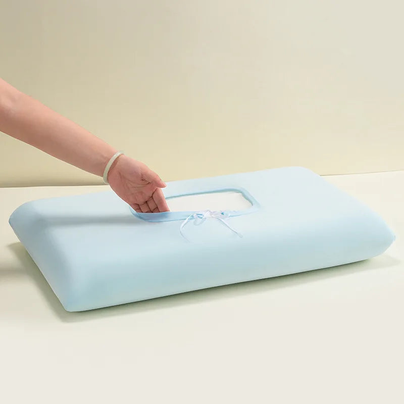 Ice Silk Cooling Pillowcase – Breathable & Moisture-Wicking