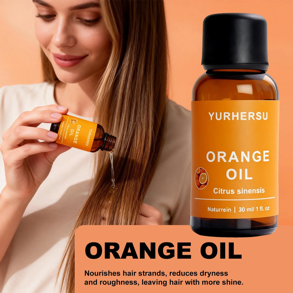 YURHERSU Orange Essential Oil 30ml – Brightening Skin Care