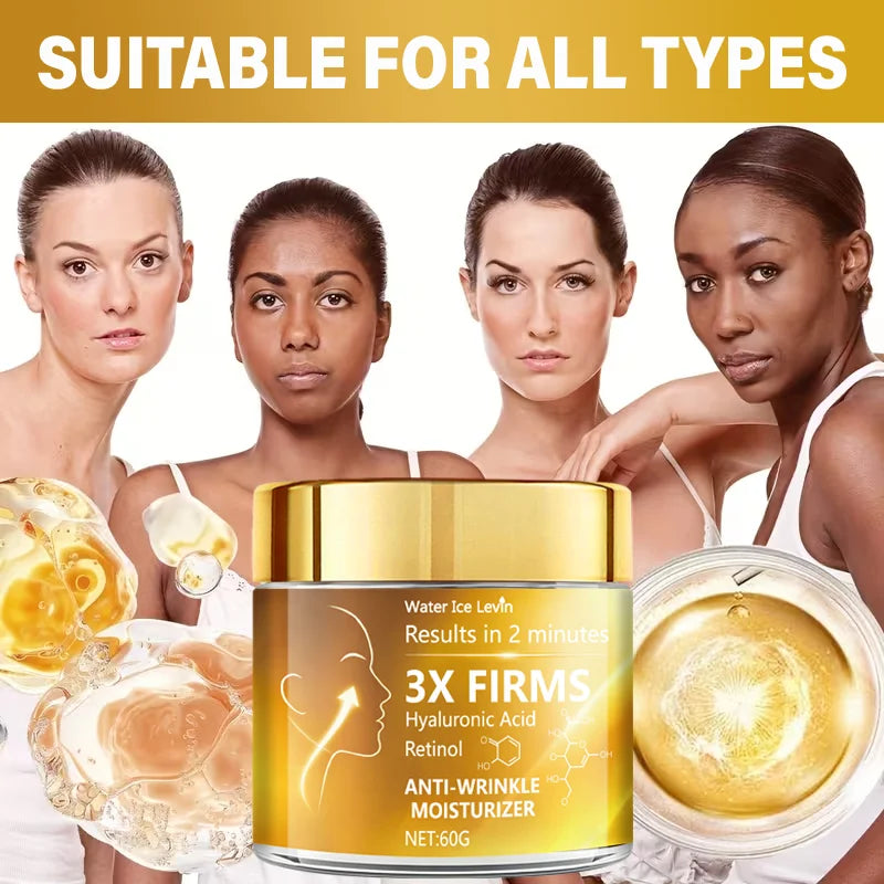 Anti-Wrinkle Face Cream – Hyaluronic Acid & Retinol | 60g