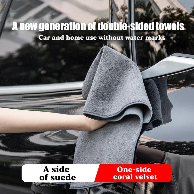 Double-Sided Microfiber Car Cleaning Towel | Drying & Detailing