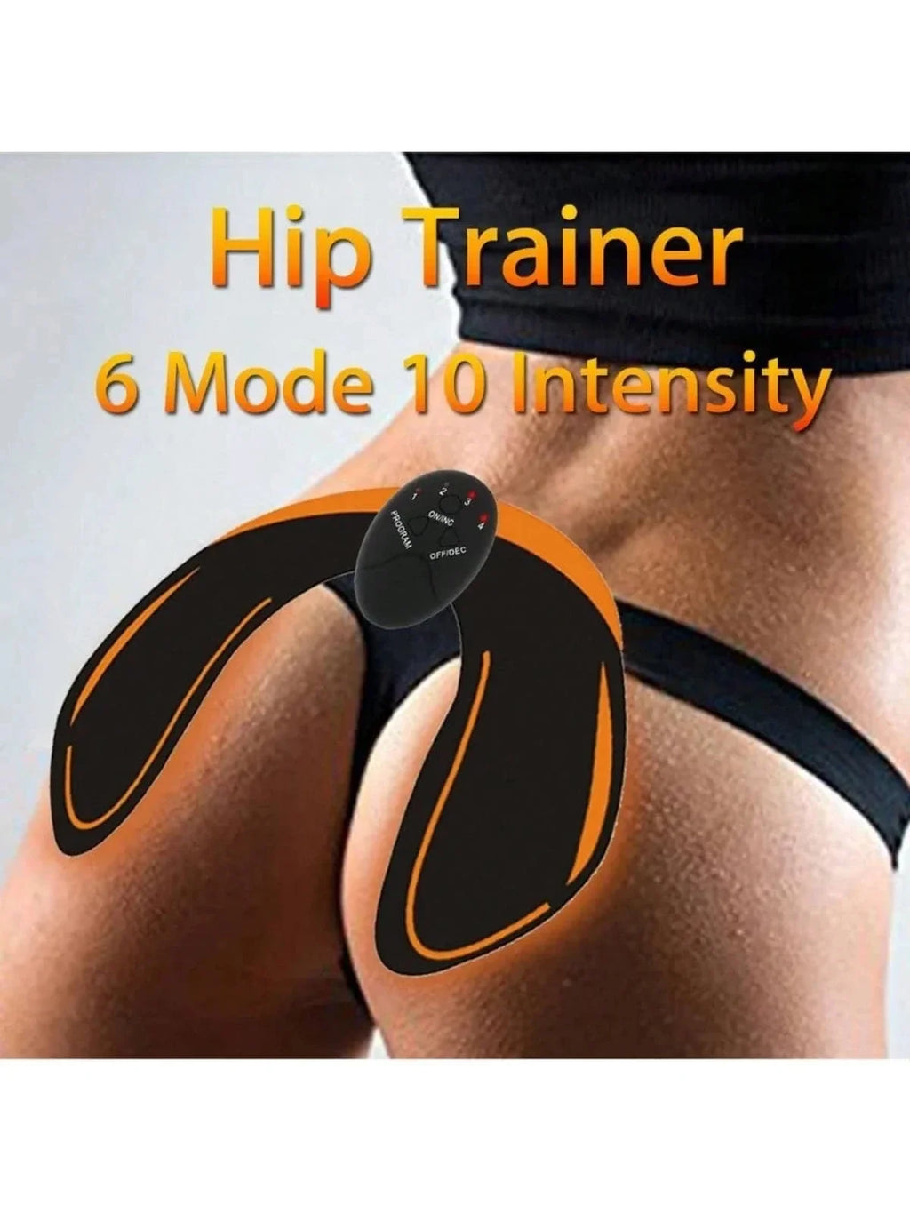 Hip Waist EMS Toning Fitness Belt Vibration Massage Home Workout