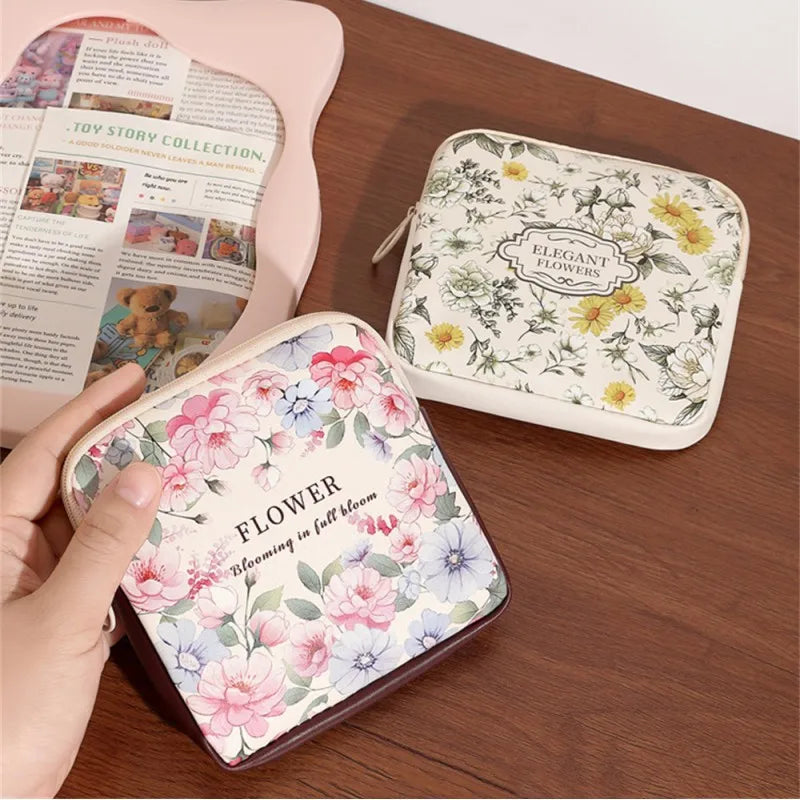 Women Girls Cosmetic Makeup Bag Coin Purse Large Capacity Sanitary