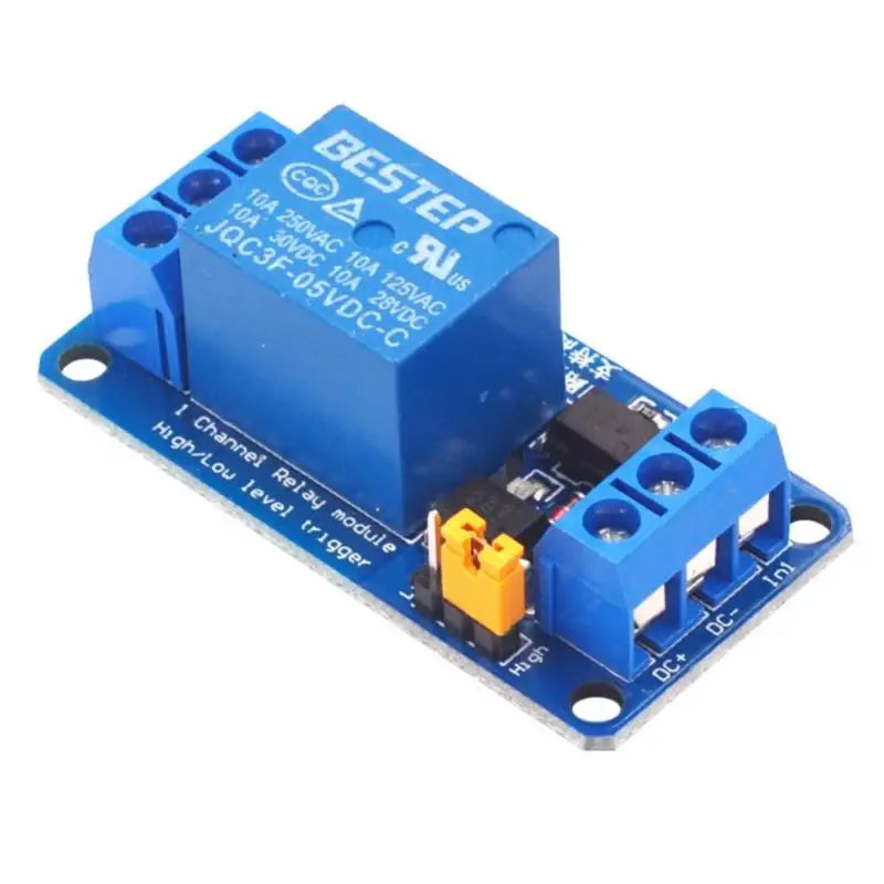 1-Channel Relay Module 3.3V–24V Dual Optocoupler Isolation