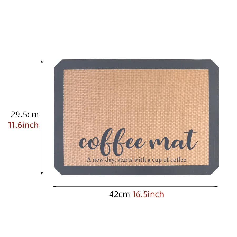 Silicone Coffee Mat – Bar Mat for Countertops & Coffee Makers
