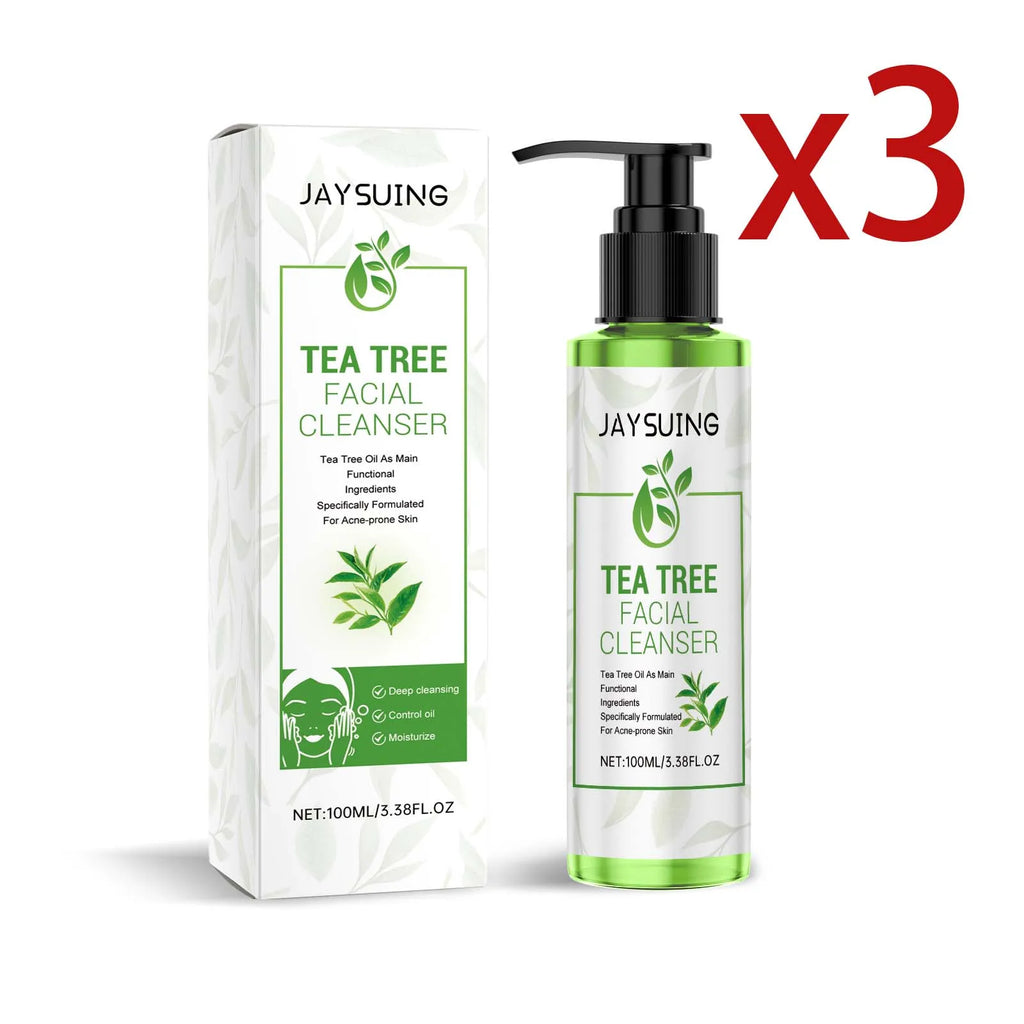Jaysuing Tea Tree Cleansing Gel – Deep Clean & Exfoliate 100ml