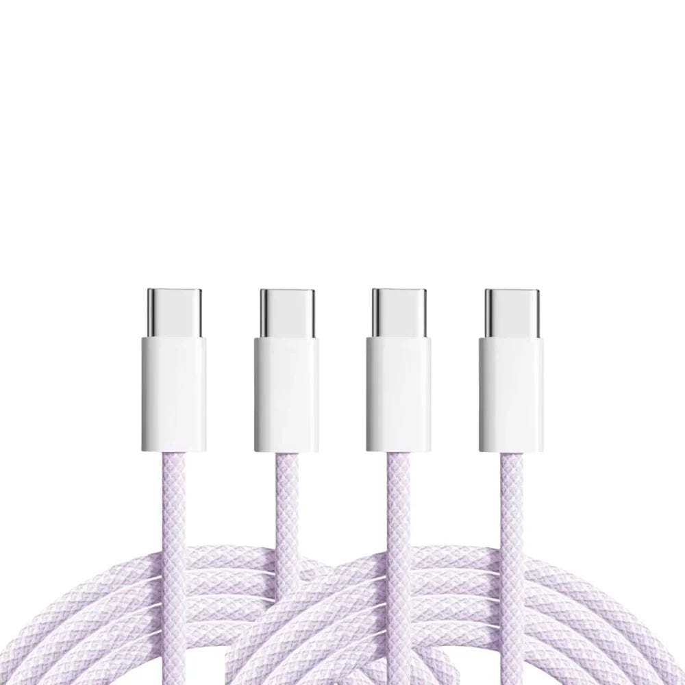 PD 60W USB-C to USB-C Fast Charging Cable | 1–3 Pack