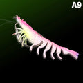 95mm TPE Squid Jig Slow Sinking Wood Shrimp Fishing Lure