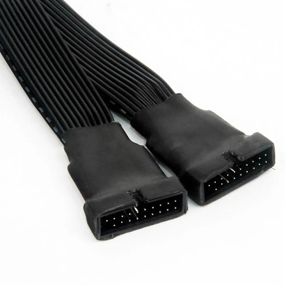 USB 3.0 19Pin 20Pin 1-to-2 Splitter Cable – Motherboard Header