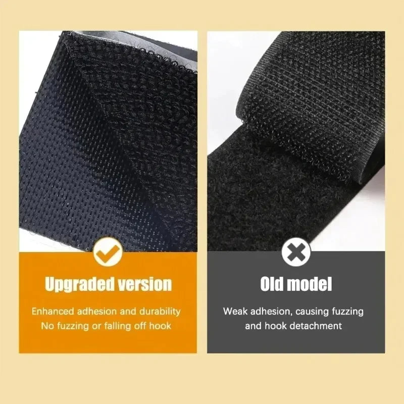 Double-Sided Self-Adhesive Hook & Loop Fastener Tape – 10/30 Pairs