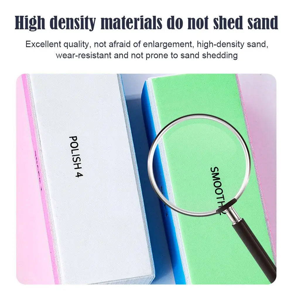 4-Way Nail Buffer Block – File, Smooth & Shine in One Tool