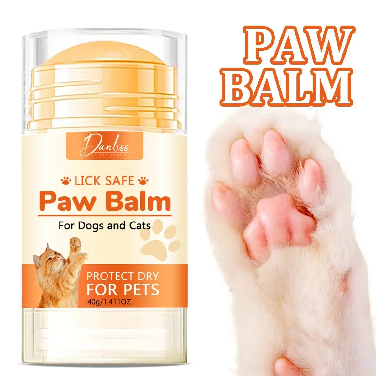 Pet Paw Balm – Avocado Oil & Beeswax for Cats & Dogs