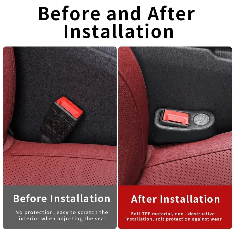 Car Seat Belt Buckle Cover & Gap Stopper | Anti-Scratch