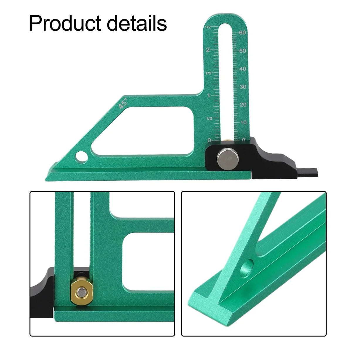 Axl Table Saw Height Gauge 0–60mm | Metric & Inch Scale