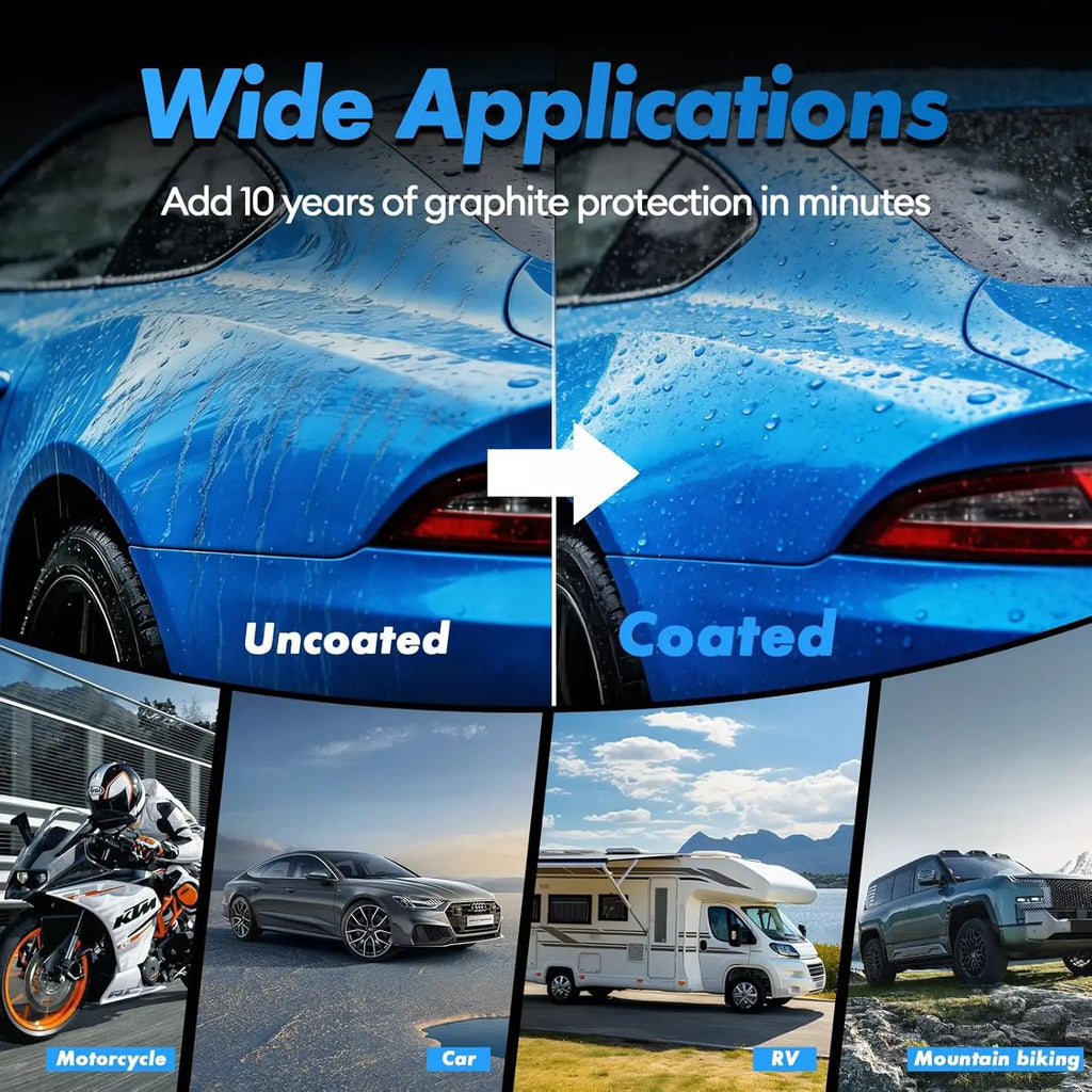Cars Ceramic Coating 20H Graphene Auto Detailing Gloss Anti Scratch