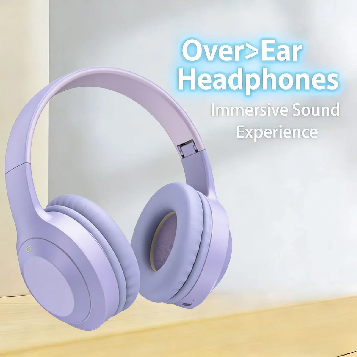 M5 Wireless Bluetooth Headphones HiFi Over-Ear Foldable Headset